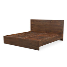 Load image into Gallery viewer, Everett King Bed Dark Brown