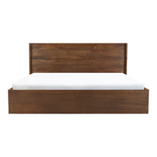 Load image into Gallery viewer, Everett King Bed Dark Brown