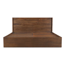 Load image into Gallery viewer, Everett King Bed Dark Brown