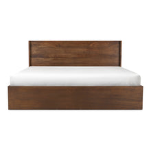 Load image into Gallery viewer, Everett King Bed Dark Brown