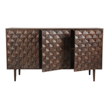 Load image into Gallery viewer, Pablo 3 Door Sideboard Dark Brown