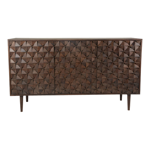 Pablo 3 Door Sideboard Dark Brown