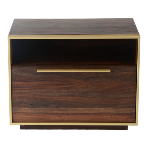 Focus Nightstand Dark Brown