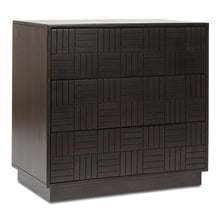 Load image into Gallery viewer, Denman 3 Drawer Nightstand Dark Brown