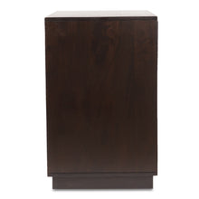 Load image into Gallery viewer, Denman 3 Drawer Nightstand Dark Brown