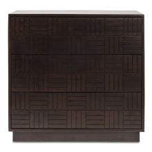 Load image into Gallery viewer, Denman 3 Drawer Nightstand Dark Brown