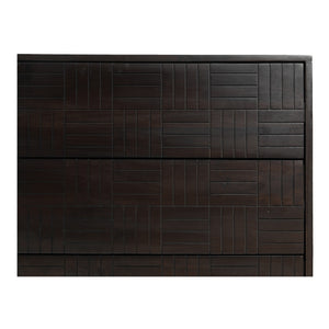 Denman 6 Drawer Dresser Dark Brown