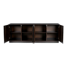 Load image into Gallery viewer, Denman 4 Door Sideboard Dark Brown