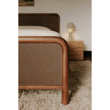 Load image into Gallery viewer, Rye King Bed Warm Brown