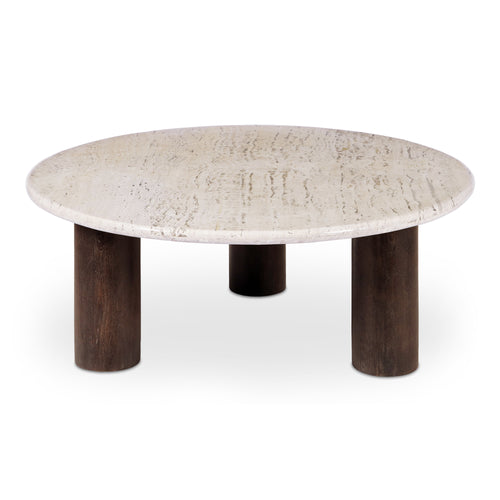 Landon Coffee Table Beige Travertine