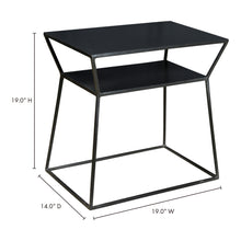 Load image into Gallery viewer, Osaka Side Table Black