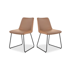 Villa Dining Chair Light Brown - Set Of Two