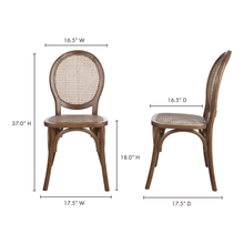 Load image into Gallery viewer, Rivalto Dining Chair Brown - Set Of Two