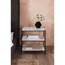 Load image into Gallery viewer, Trine Nightstand White Marble