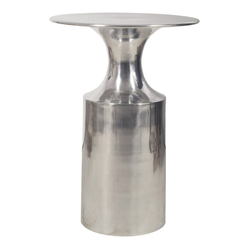 Rassa Accent Table Polished Silver