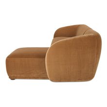 Load image into Gallery viewer, Faye Right Sectional Tan Faux Mohair