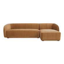 Load image into Gallery viewer, Faye Right Sectional Tan Faux Mohair