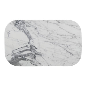 Dash Coffee Table White Calcatta Marble