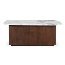 Load image into Gallery viewer, Dash Coffee Table White Calcatta Marble