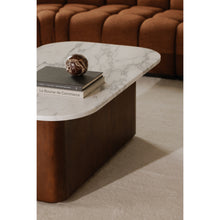 Load image into Gallery viewer, Dash Coffee Table White Calcatta Marble