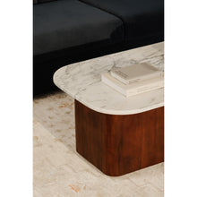 Load image into Gallery viewer, Dash Coffee Table White Calcatta Marble