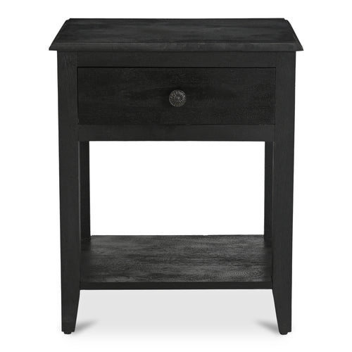 Corrine Nightstand Antique Black