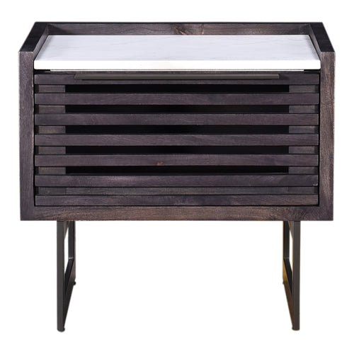 Paloma Nightstand Charcoal Grey