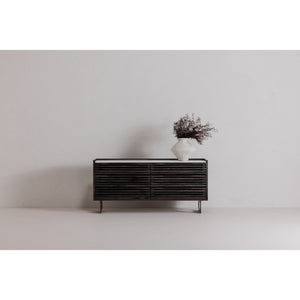 Paloma 6 Drawer Dresser Black Charcoal Grey