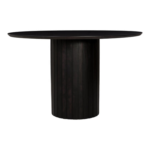 Povera Round Dining Table Black