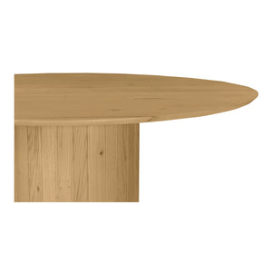 Povera Round Dining Table Natural Oak