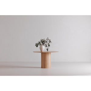 Povera Round Dining Table Natural Oak