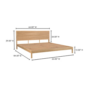 Teeda Queen Bed Natural