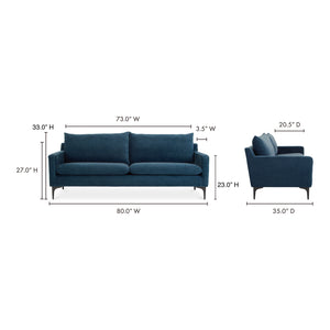 Paris Sofa Blue