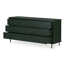 Load image into Gallery viewer, Reagan 6 Drawer Dresser Black