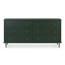 Load image into Gallery viewer, Reagan 6 Drawer Dresser Black