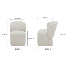 Load image into Gallery viewer, Larson Rolling Dining Chair