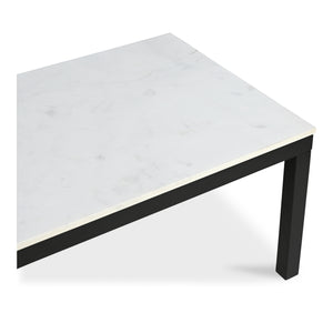 Parson Coffee Table White