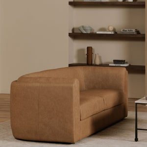 Alora Sofa Tan Leather