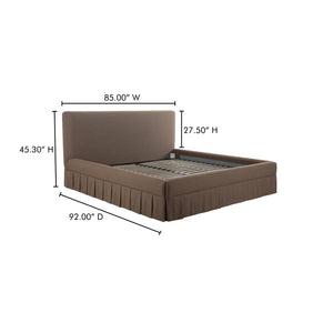 Maren King Bed Brown