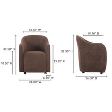 Load image into Gallery viewer, Drava Rolling Dining Chair