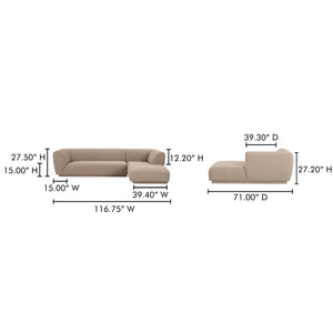 Zandro Right Sectional