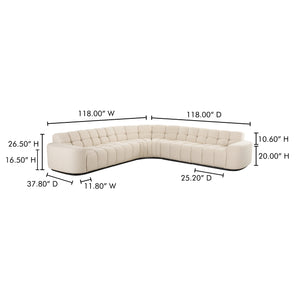 Roman L-Shaped Sectional