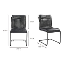 Load image into Gallery viewer, Ansel Leather Dining Chair- Set Of Two