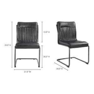 Ansel Leather Dining Chair- Set Of Two