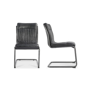 Ansel Leather Dining Chair- Set Of Two