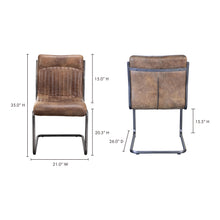 Load image into Gallery viewer, Ansel Leather Dining Chair- Set Of Two