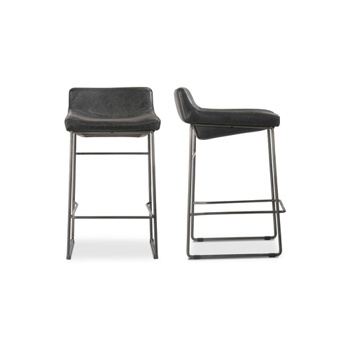 Starlet Counter Stool Leather- Set Of Two