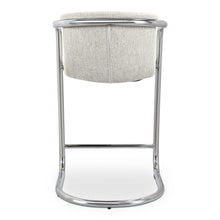 Load image into Gallery viewer, Freeman Chrome Frame Counter Stool Blended Cream- Set Of Two