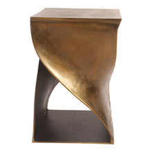 Load image into Gallery viewer, Twist Accent Table Brass