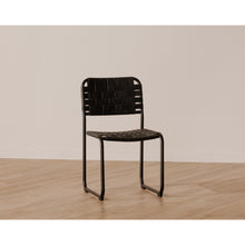 Load image into Gallery viewer, Moma Dining Chair Black Leather- Set Of Two